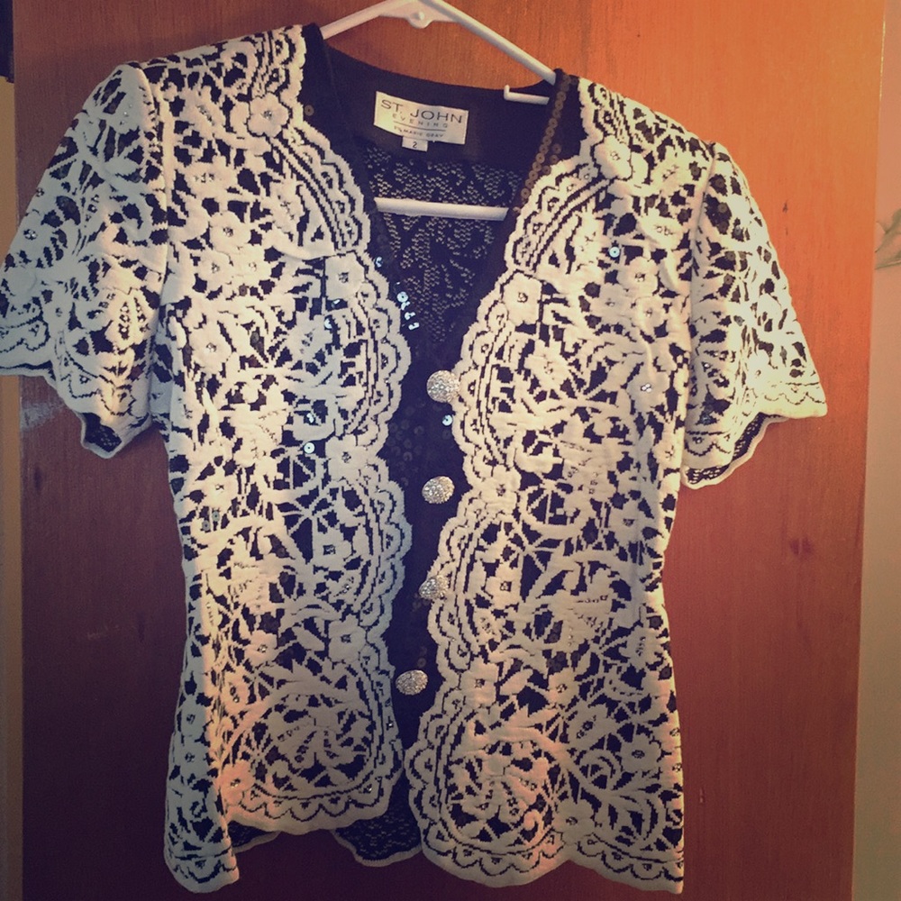 Vintage St. John evening cardigan